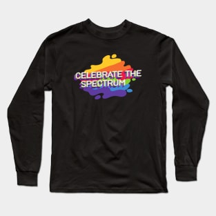 Neurodiversity Celebrate The Spectrum - Autism Awareness Shirt, Autistic Spectrum Acceptance Gift Long Sleeve T-Shirt